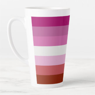 Lesbian Flag Latte Mug