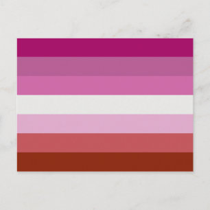 Lesbian Flag Postcard