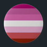 Lesbian  Flag Pride LGBTQ 10 Cm Round Badge<br><div class="desc">This design was created though digital art. It may be personalized in the area provided or customizing by choosing the click to customize further option and changing the name, initials or words. You may also change the text color and style or delete the text for an image only design. Contact...</div>