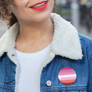 Lesbian Flag Symbol Gender Diversity Pride Month 6 Cm Round Badge