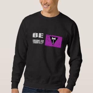 Lesbian Flag Vintage - Be Yourself - Vintage Graph Sweatshirt