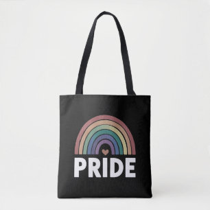 Lesbian Funny LGBT Gay Pride Rainbow  Tote Bag