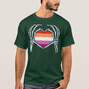 Lesbian  Gay Skeleton  seual Identity  Nonbinary L T-Shirt