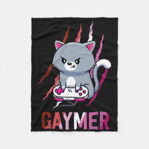 Lesbian Gaymer Geek Pride Lgbt Video Game Lovers G Fleece Blanket