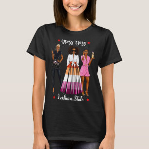 Lesbian Hairdressing Beauty Black Gay Women Gay F T-Shirt