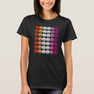 Lesbian Halloween Pumpkin Lgbtq For Gay Hallowee T-Shirt
