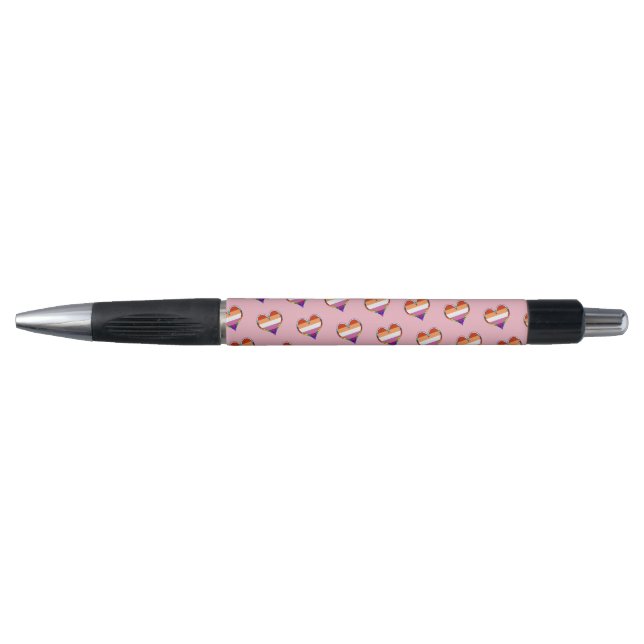 Lesbian Heart Pattern Pen (Front)