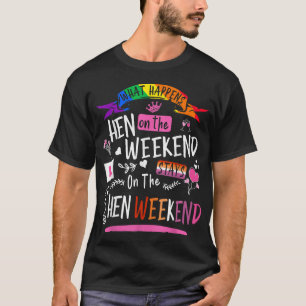 Lesbian Hen Do Outfits For Women & Group Hen Night T-Shirt