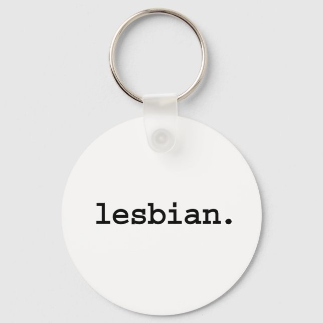 lesbian. key ring (Front)