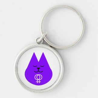 Lesbian Kitty Keychain