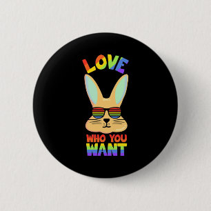 Lesbian LGBT Rabbit 6 Cm Round Badge