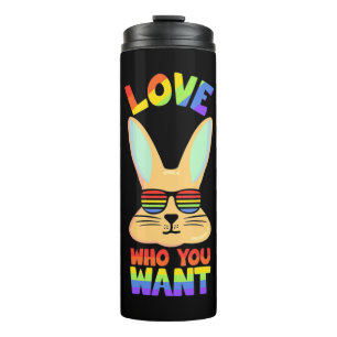 Lesbian LGBT Rabbit Thermal Tumbler