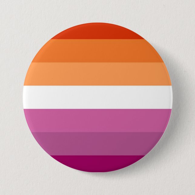 Lesbian LGBTQ Queer Pride Button  (Front)