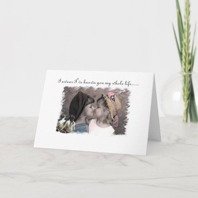 Lesbian love card (Front)