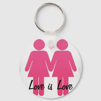 Lesbian Love Key Ring