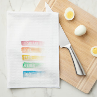 Lesbian Love Tea Towel