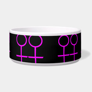 Lesbian Lovers Dog Bowl