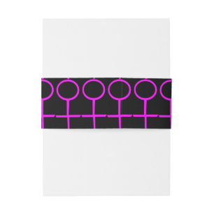 Lesbian Lovers Invitation Belly Band