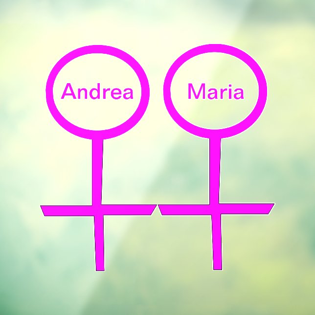 Lesbian Lovers Personalised (Sheet 3)