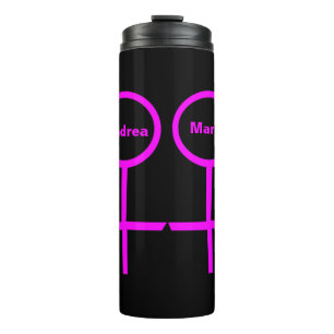Lesbian Lovers Personalised Tumbler