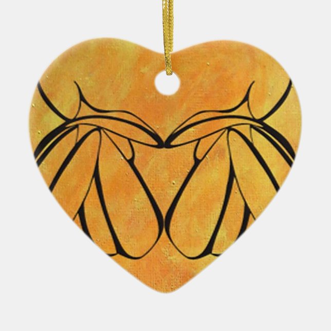 Lesbian Lovers Taking A Relationship Break Ceramic Tree Decoration (Front)