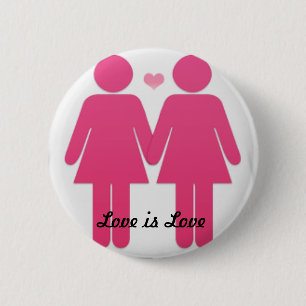 Lesbian Pride 6 Cm Round Badge