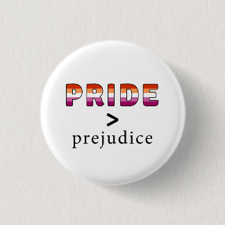 Lesbian Pride and Prejudice  3 Cm Round Badge