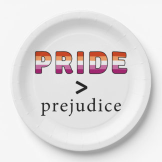 Lesbian Pride and Prejudice  Paper Plate