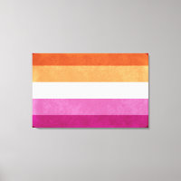 Lesbian Pride and Support Flag Colours Art