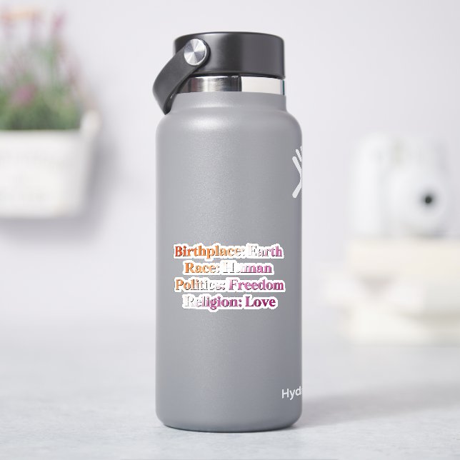 Lesbian Pride - Birthplace: Earth. Race: Human (HydroFlask)