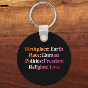 Lesbian Pride - Birthplace: Earth. Race: Human Key Ring