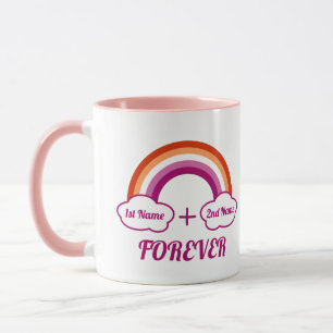 Lesbian pride design /a couple mug