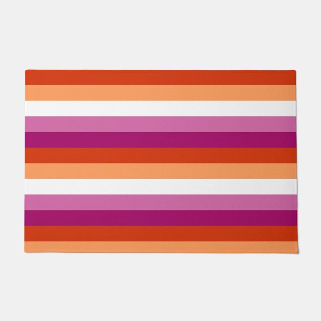 Lesbian Pride Doormat (Front)