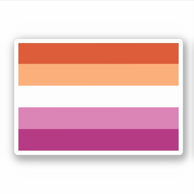 Lesbian Pride Flag (5 Stripes) (Front)