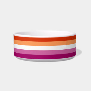 Lesbian Pride Flag (5 Stripes) Bowl