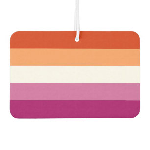 Lesbian Pride Flag (5 Stripes) Car Air Freshener