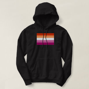 Lesbian Pride Flag (5 Stripes) Hoodie