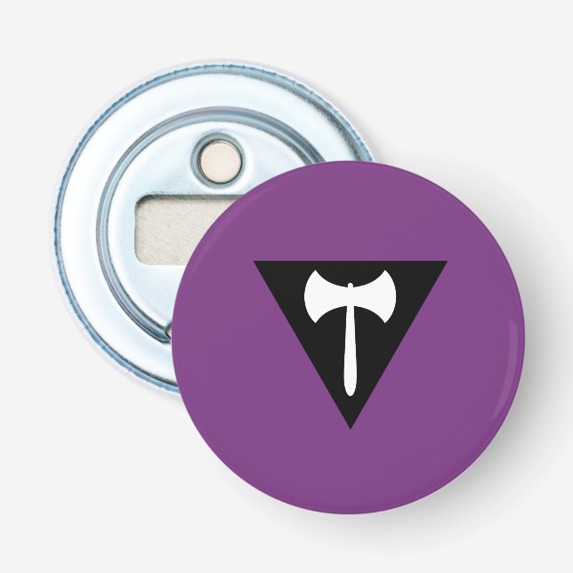 Lesbian Pride Flag Bottle Opener (Front)