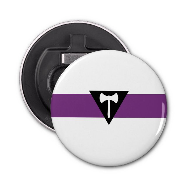 Lesbian Pride Flag Bottle Opener (Front)