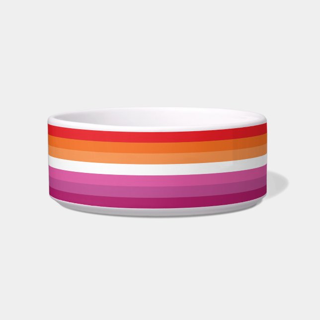 Lesbian Pride Flag Bowl (Front)