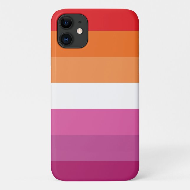 Lesbian Pride Flag Case-Mate iPhone Case (Back)