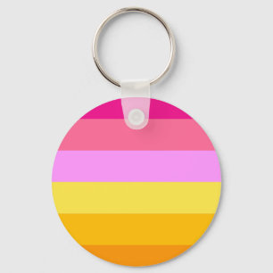 Lesbian Pride Flag (Dawn) Key Ring