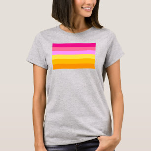 Lesbian Pride Flag (Dawn) T-Shirt