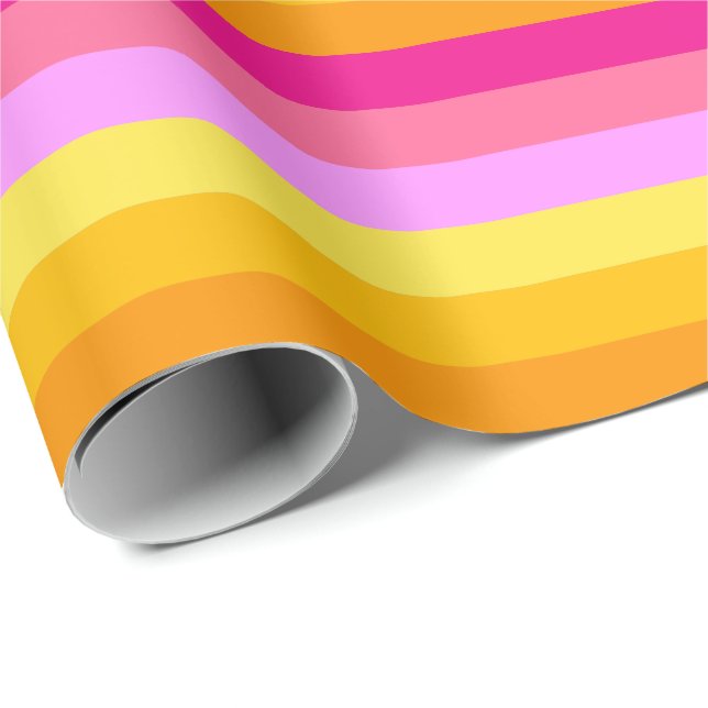 Lesbian Pride Flag (Dawn) Wrapping Paper (Roll Corner)
