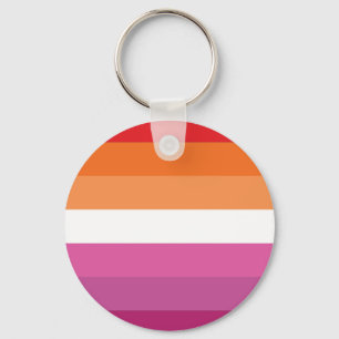 Lesbian Pride Flag Key Ring