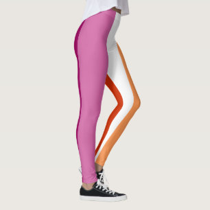 Lesbian Pride Flag LGBTQ Leggings