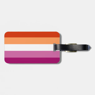 Lesbian Pride Flag LGBTQ Luggage Tag