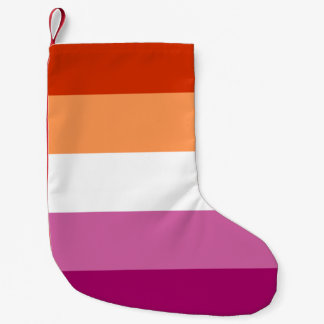 Lesbian Pride Flag LGBTQ Small Christmas Stocking