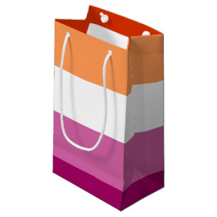 Lesbian Pride Flag LGBTQ Small Gift Bag