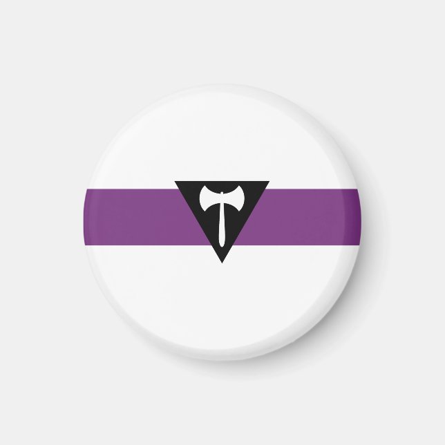 Lesbian Pride Flag Magnet (Front)